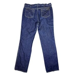 Calvin Klein Jeans‎ Mens Size 38x32 Dark Wash Denim Pants Classic Fit